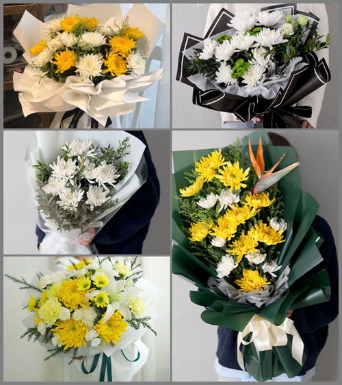 贵州毕节市赫章县野马川镇双营村白事花束代送